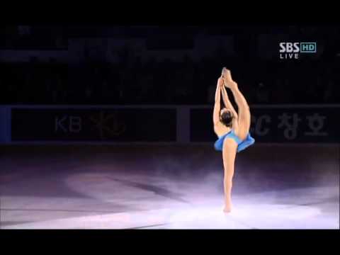 yuna kim spin (Biellmann spin)