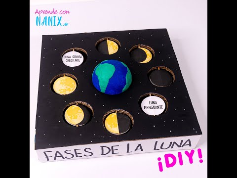 Si aprendes las Fases de la Luna así no podrás olvidarlo jamás 🌚🌒🌙🌓 🌔🌝
