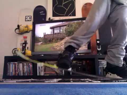 Snowboard flex test; Head Rush Rocka 153cm
