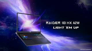 MSI Raider 18 HX A2W + Gaming Laptop + 2026 + Product Promo Video