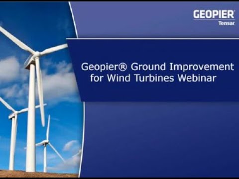 Geopier® Ground Improvement Solutions for Wind Turbines