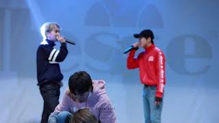 [funny moment] forget the lyric Kang Seung Yoon, Mino Winner - The Door ('Prison Playbook' Ost.)