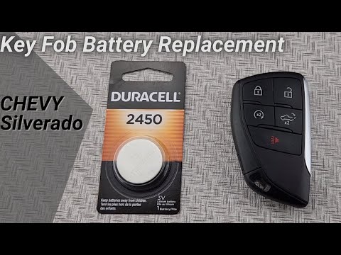 Replace a Chevy Silverado 2023 - 2024 Key Fob Battery
