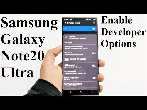 How to Enable the Developer Options on Samsung Galaxy Note 20 Ultra or ANY Samsung Smartphone