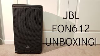 Video thumbnail for JBL EON612 Unboxing & Quick Overview! by Doublsmm
