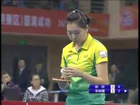 2013 China Super League (WT-Final) 2. GUO Yue - LI Xiaoxia [Full match/Chinese]