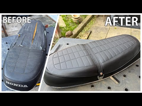 Bringing a 50 Year Old Motorcycle Seat Back to Life (Honda CB550)