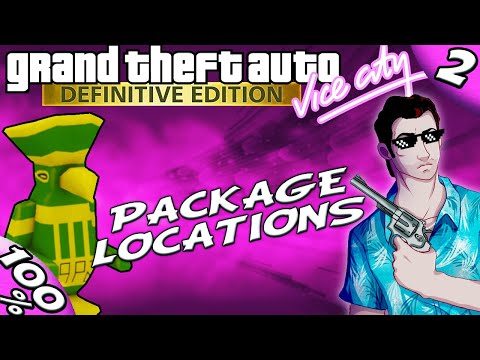 GTA Vice City Definitive: ALL 100 HIDDEN PACKAGES [100% Walkthrough]