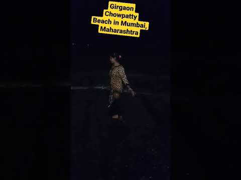 Girgaon ChowpattyBeach in Mumbai#Mumbai #ghumighumi #shorts #beach