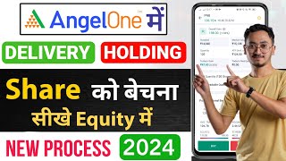 Angel One में Delivery Stock को Sell कैसे करें ? How to sell delivery shares in angel broking