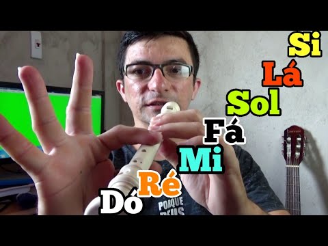 Baroque Flute Notes - C Major Scale