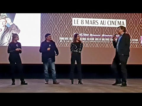 MON CRIME (The Crime Is Mine), François Ozon, Nadia Tereszkiewicz, Rebecca Marder, Premiere, Paris