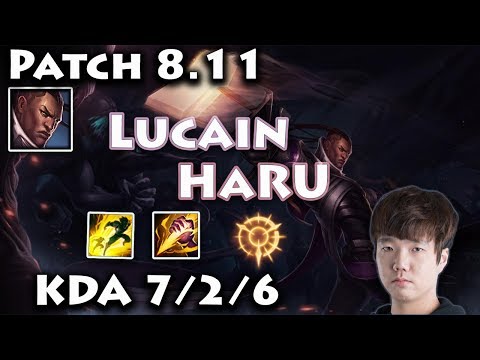 Gen G Haru Lucain Vs Camille PAtch 8.11 KDA 6/2/5