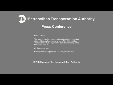 MTA Press Conference - 01/27/2020