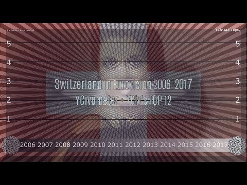 Switzerland in Eurovision 2006/2017 - YCiv's TOP 12 + YCivometer  - Season 5, Episode 1