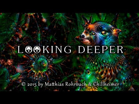 White Rabbit (Remix) - trippy video of fractal deepdream hallucinations