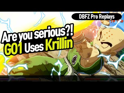 【DBFZ】 GO1 uses Krillin!! Are you serious?? GO1 vs Dsan 【DBFZ Pro Replays】