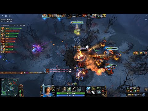 Yatoro Carry Windranger ft Cr1t Clinkz & Mira 30 LVL Rubick against Dubu & Malr1ne