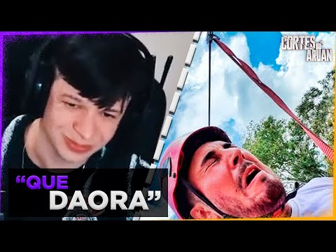 ARUAN REAGE A O RENATO FEZ EU SUPERAR MEU MEDO NESSE VÍDEO !! (LEO DA HORNET) - Cortes do Aruan
