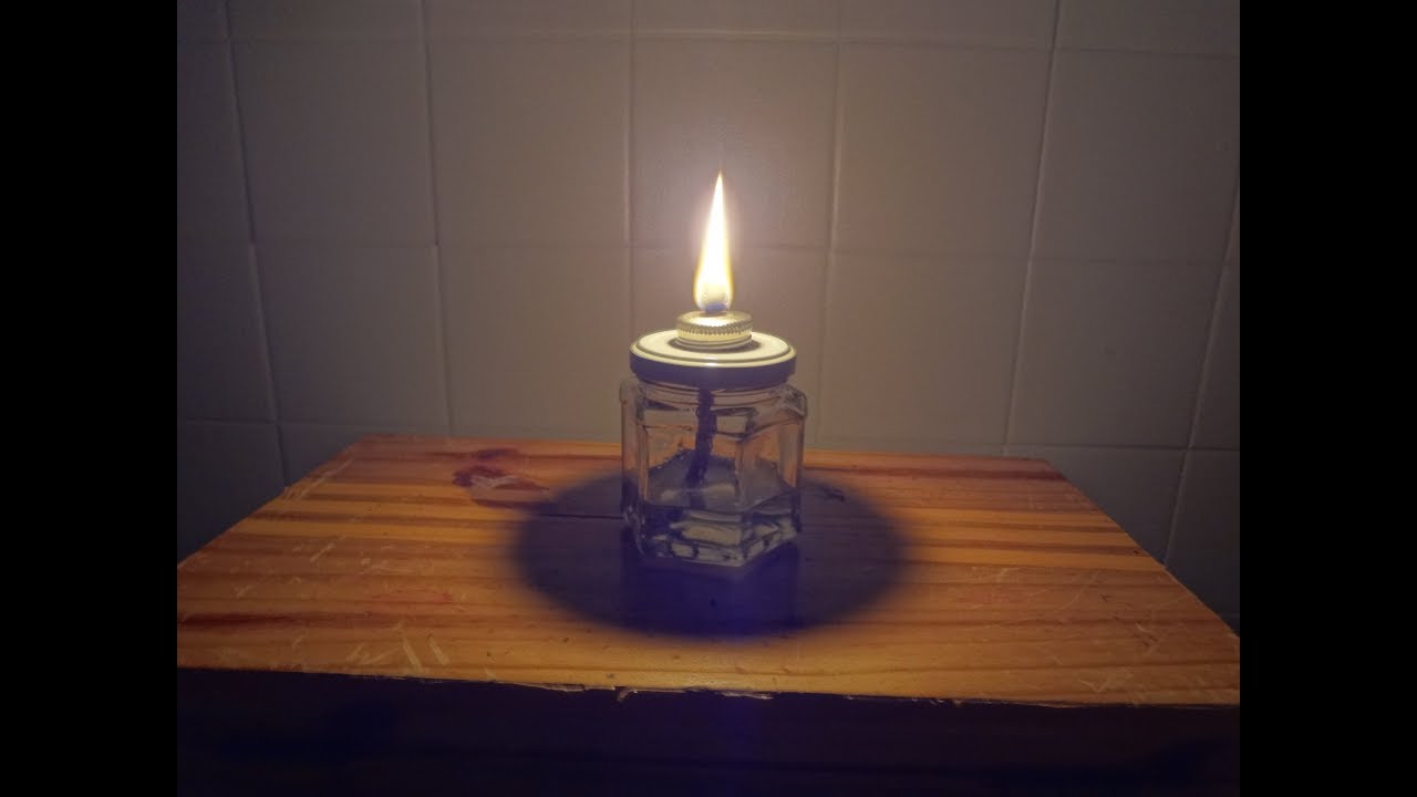 Lamparina de Emergência com Óleo de Cozinha - Adeus Apagão !