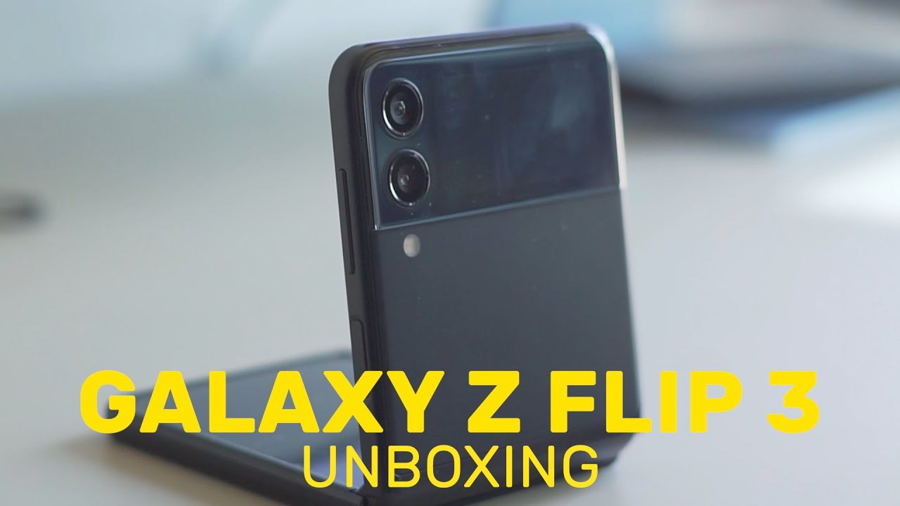 Samsung Galaxy Z Flip 3 Unboxing | Phantom Black |