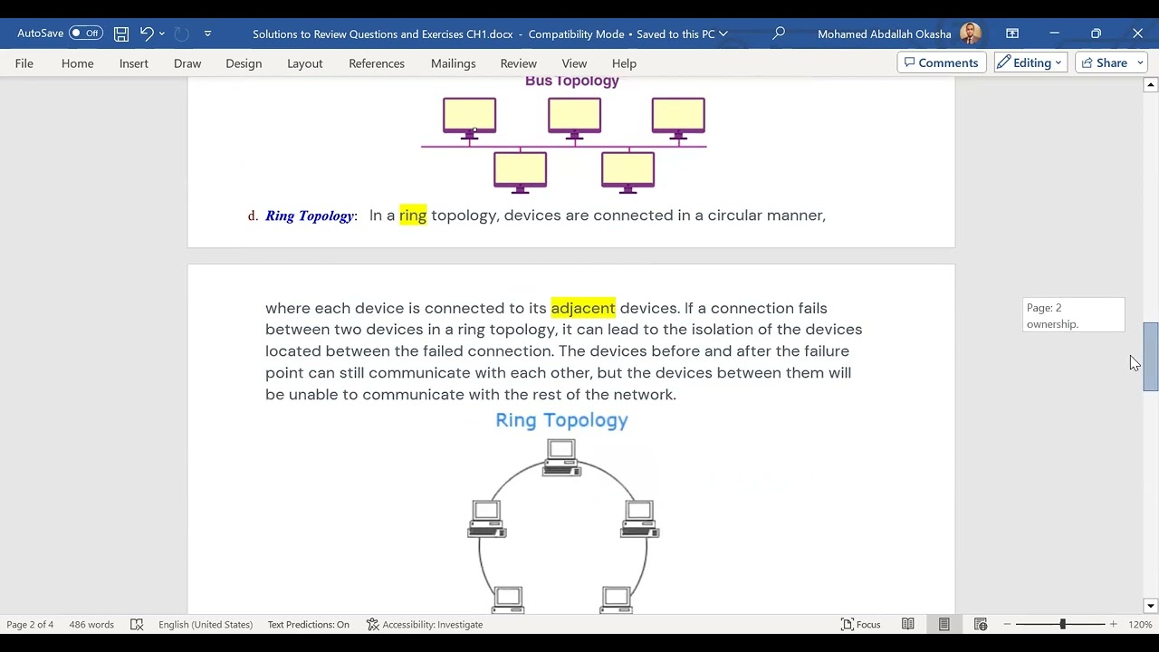 Chapter 1: Review Questions and Solution (Data Communication)
