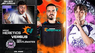 1ER du CLASSEMENT pour le MAJOR 1 ! (GENTLE MATES vs HERETICS ) #callofduty