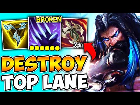 THIS UDYR TOP STRATEGY CAN 1V1 ANYONE IN THE GAME! (Q HITS SO HARD)