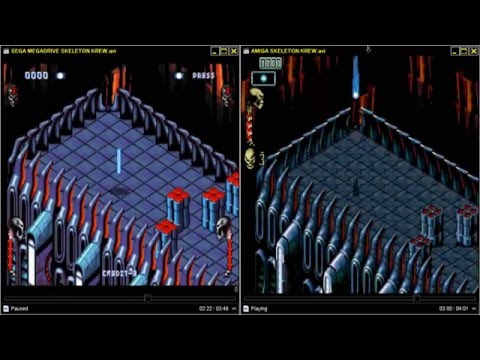 LETS HEAR AND SEE SKELETON KREW IN AMIGA AGA & SEGA MEGADRIVE VIDEO REQUEST By Vincent.gr COMPARE