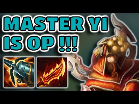 LOL | MASTER YI JUNGLE IS EXTREMELY BROKEN | HOW TO CARRY LATE GAME