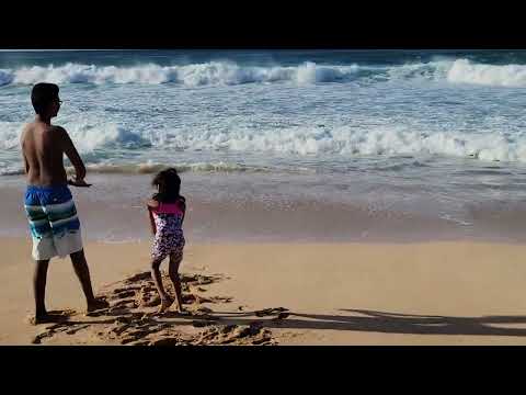 Brother & Sister playing at the beach#vacation #travel #trip #places #tour #beach