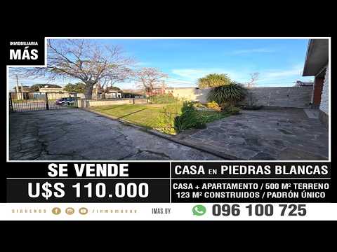 Video de YouTube - Casa Apartamento Venta Piedras Blancas Montevideo iMas.uy LC *