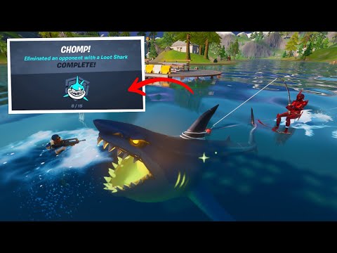 Hardest Punchcard - Best way to complete Eliminate opponent with loot Shark E7 Punchcard in Fortnite
