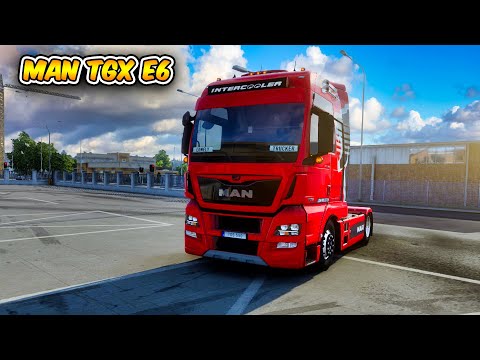 MAN TGX E6 MOD By Gloover For ETS2 1.45 | ETS2 1.45 MODS