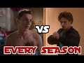 Hawk vs Robby ALL SEASONS | Cobra Kai