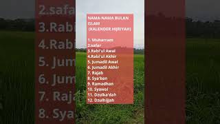 Download lagu NAMA BULAN HIJRIYAH mp3