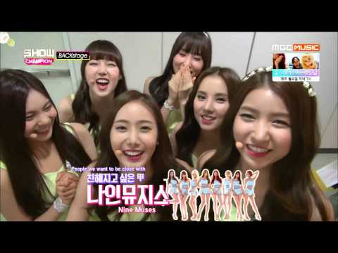 [ENG SUB] GFriend talking about Nine Muses: Show Champion backstage