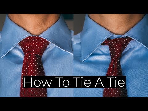 How To Tie A Tie: The Windsor Knot & The Four-in-Hand Knot