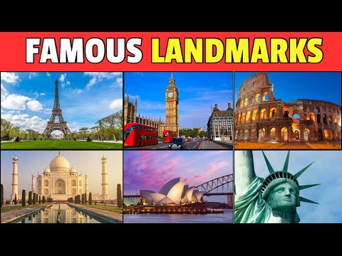 Landmarks of the World | 20 Famous Landmarks for Kids | Wonders of the World #landmarks #travel
