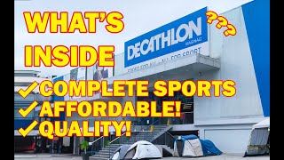 Vlog #11| What's Inside Decathlon?| Complete Sports Store| Philippines