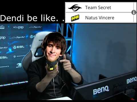 When Dendi finds out his opponent later . . Dendi VS Navi!