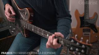 Video thumbnail for Framus Pro Series Panthera II Supreme & D-Series Diablo Pro Demo by Guitarist