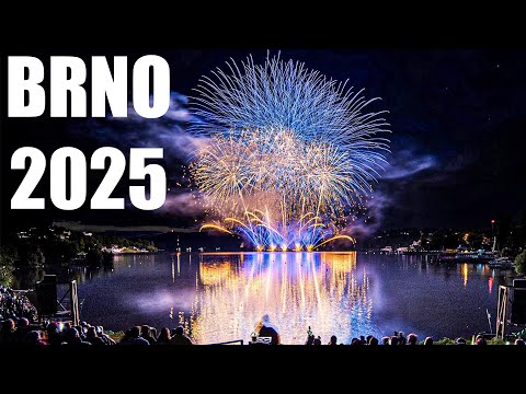Brno NEJKRÁSNĚJŠÍ Ohňostroj 2025 🎆||| Brno MOST BEAUTIFUL Fireworks