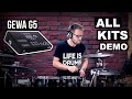 Gewa G5 Pro electronic drumkit Playing all kits sound demo