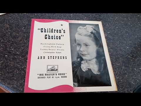 Childrens choice. EP cover. Ann Stephens..