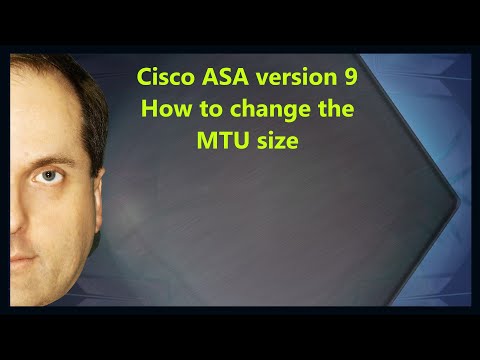 Cisco ASA version 9 How to change the MTU size