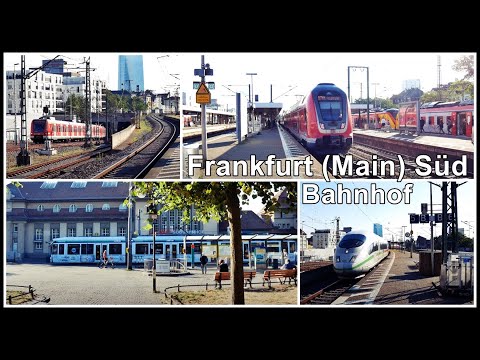 Germany Frankfurt City South Station / Bahnhof Frankfurt (Main) Süd, Südbahnhof, Deutschland 2020