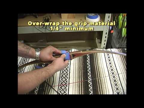 How to Wrap a Recurve or Longbow Grip