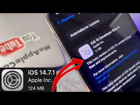 iOS 15 BETA 4 ist da & Überraschendes Sicherheitsupdate auf 14.7.1   APPLE UPDATE NEWS