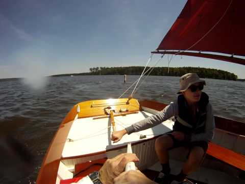 Haven 12 1/2 sailing the spring winds of NC May 2014
